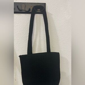 The Sak Crochet Black Shoulder Bag
